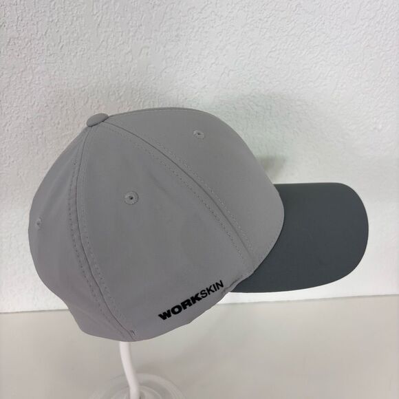 New Milwaukee Men's Grey Workskin Performance Fitted Baseball Hat S/M - Picture 2 of 6